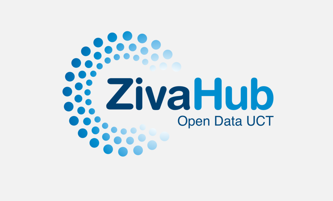 Ziva Hub logo design by Imago Visual, symbolising digital innovation in academic libraries at UCT.