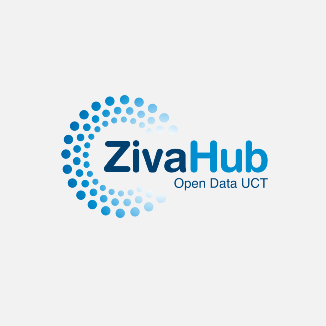 Ziva Hub logo design by Imago Visual, symbolising digital innovation in academic libraries at UCT.